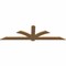 Ekena Millwork Redmond Smooth Timber Gable Bracket, Western Red Cedar, 96"W x 28"H x 1 1/2"D x 5 1/2"F, 7/12 Pitch GBW096X28X0206RED00SWR - alternate 5